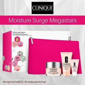 NWT Clinique Moisture Surge Megastars: Hydrating Skincare Set